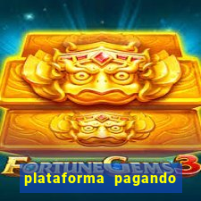 plataforma pagando fortune tiger